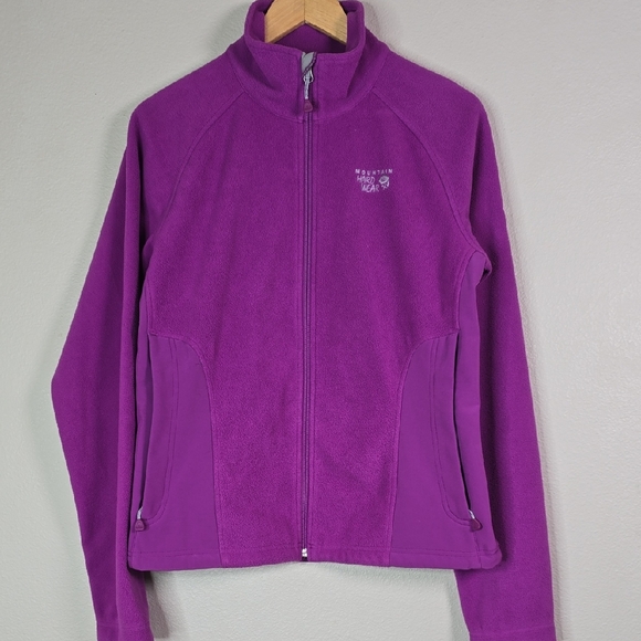 Mountain Hardwear Women's Purple Fleece Full Zip  Jacket Size M - Picture 1 of 6